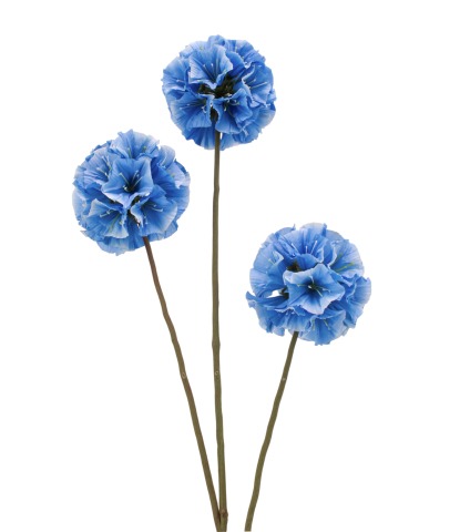 Scabieuse triandra bleue artificielle