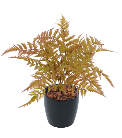 Fougère artificielle dryopteris cuivrée