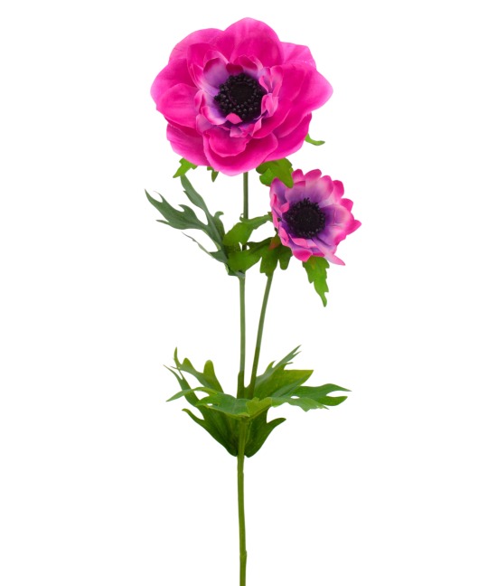 Grande anémone artificielle fuchsia