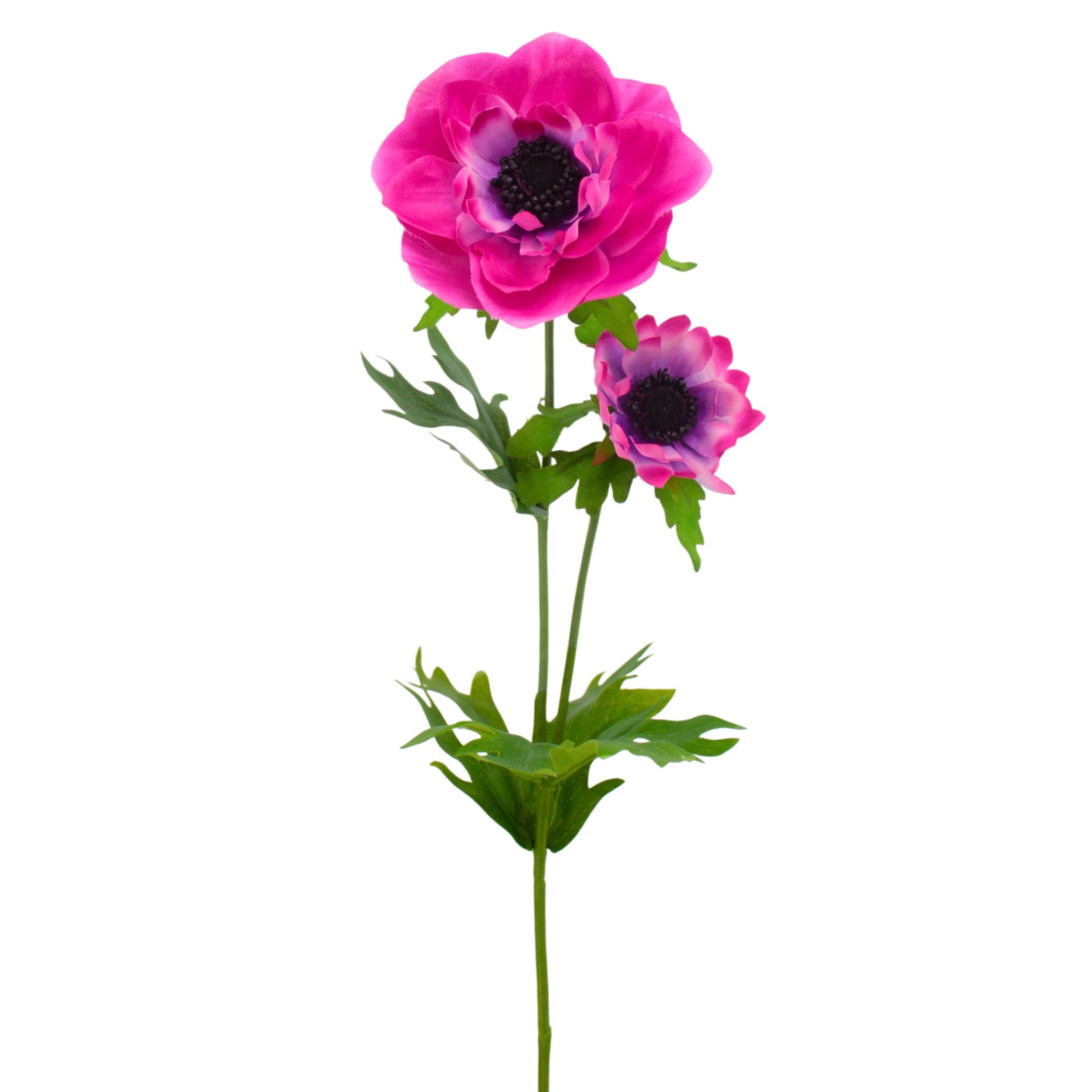Grande anémone artificielle fuchsia