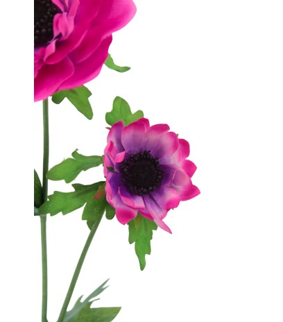 Grande anémone artificielle fuchsia
