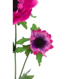 Grande anémone artificielle fuchsia