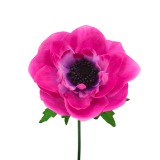 Grande anémone artificielle fuchsia
