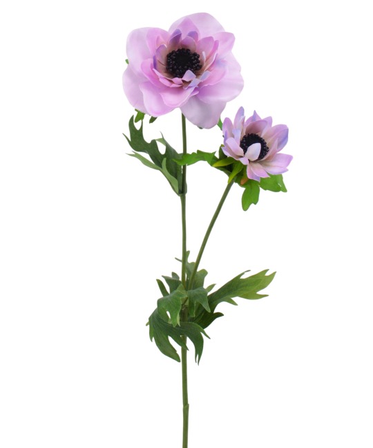 Grande anémone artificielle violette