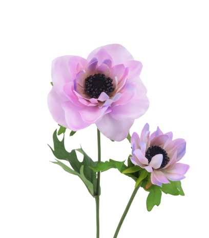 Grande anémone artificielle violette
