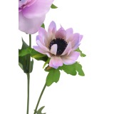 Grande anémone artificielle violette