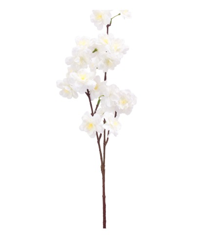 Tige de pommier en fleurs artificielle