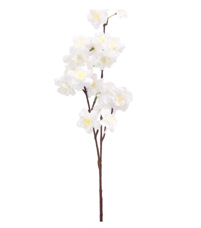 Tige de pommier en fleurs artificielle