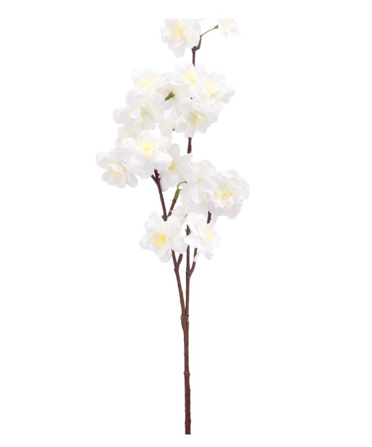 Tige de pommier en fleurs artificielle