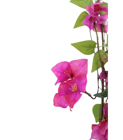 Guirlande de bougainvillier fuchsia artificielle