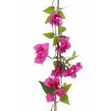Guirlande de bougainvillier fuchsia artificielle