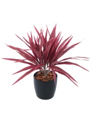 Chlorophytum artificiel rouge