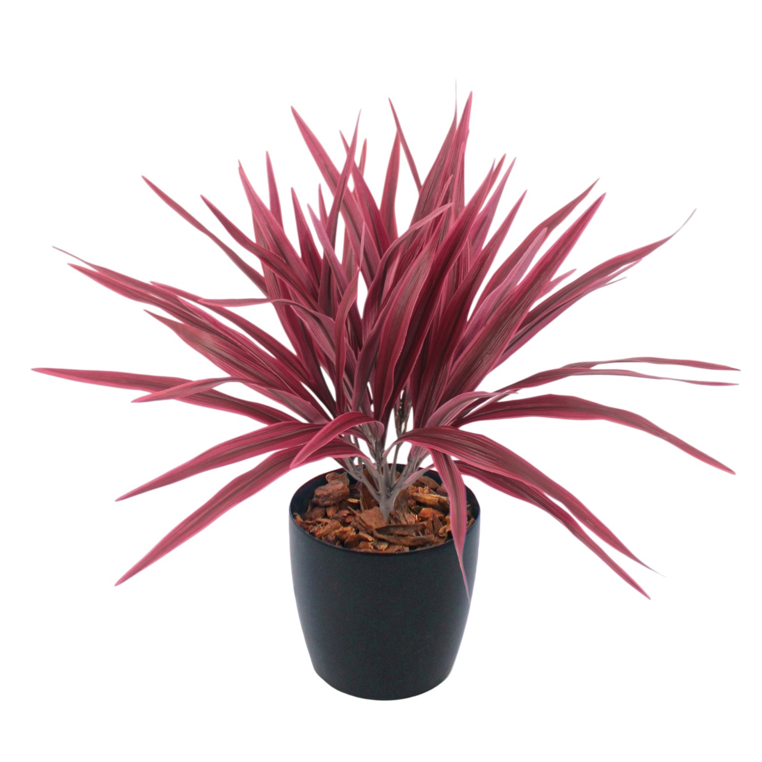 Chlorophytum artificiel rouge