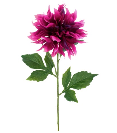 Grand dahlia fuchsia artificiel
