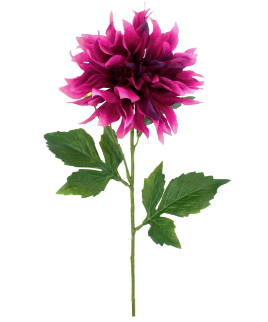 Grand dahlia fuchsia artificiel