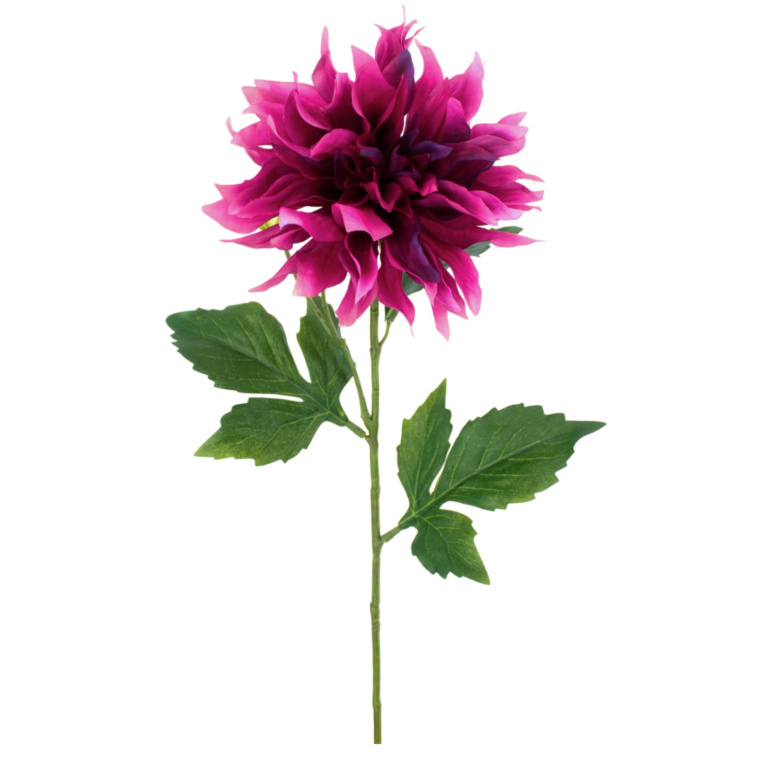 Grand dahlia fuchsia artificiel