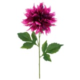 Grand dahlia fuchsia artificiel