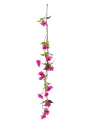 Guirlande de bougainvillier fuchsia artificielle