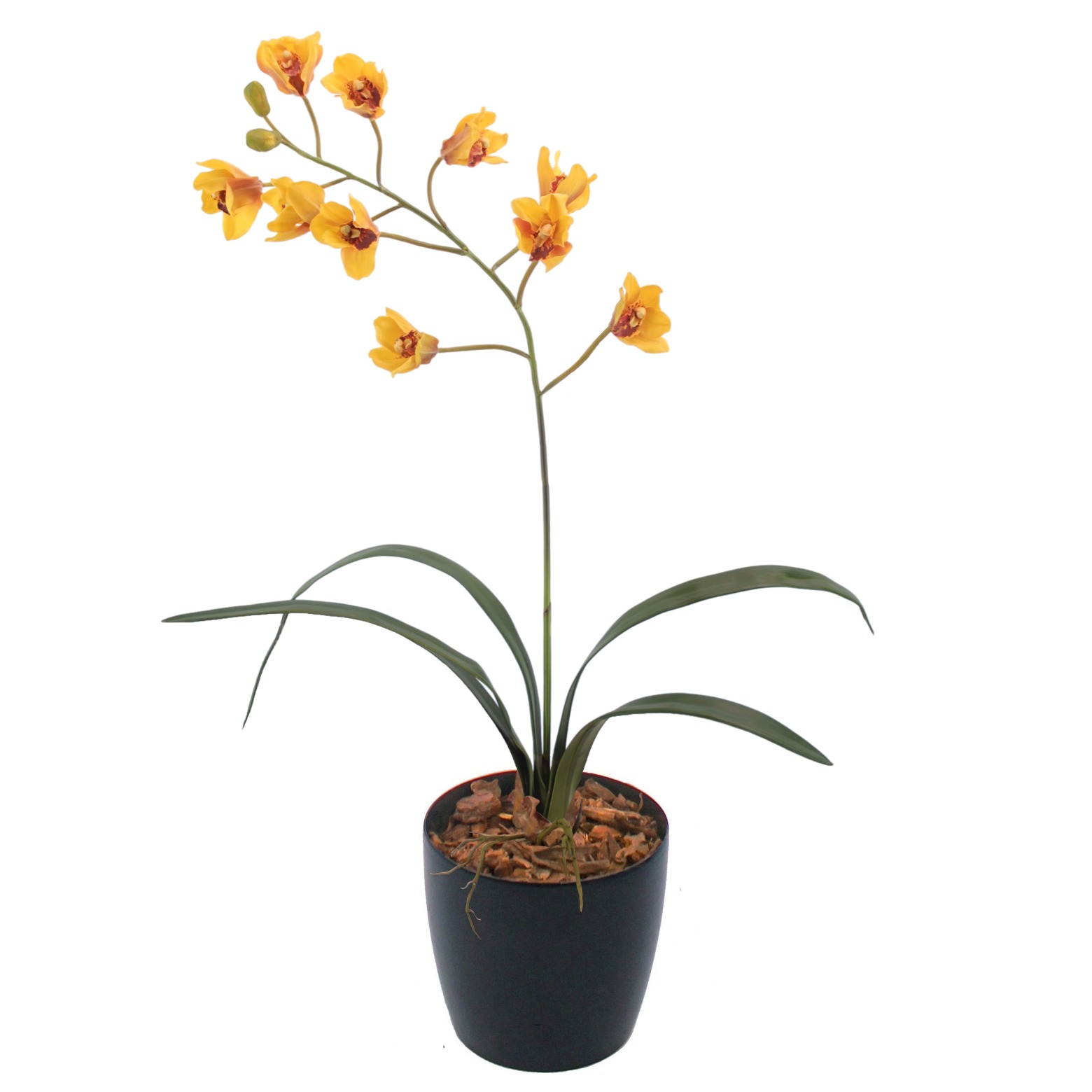 Cymbidium artificiel fleuri