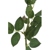 Rose artificielle jaune bouton