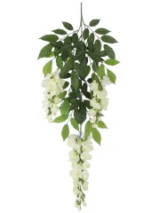 Tige de glycine artificielle blanche