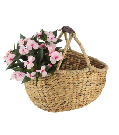 Panier en jacinthe d'eau