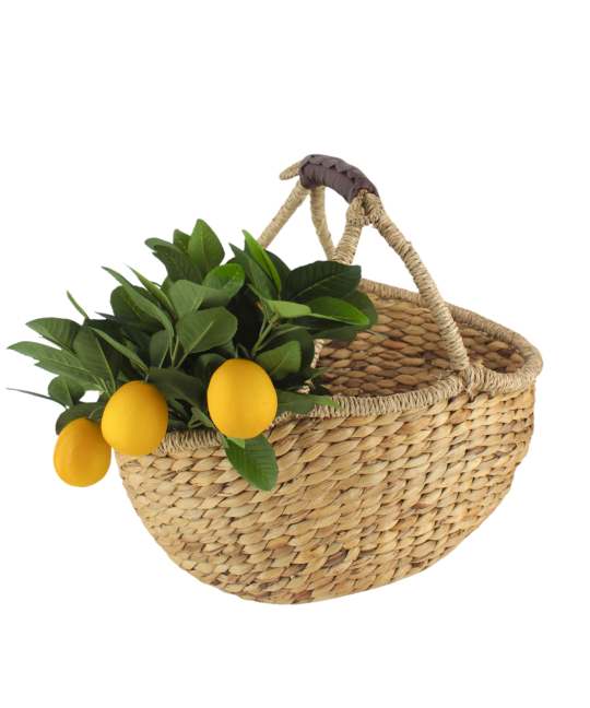 Panier en jacinthe d'eau