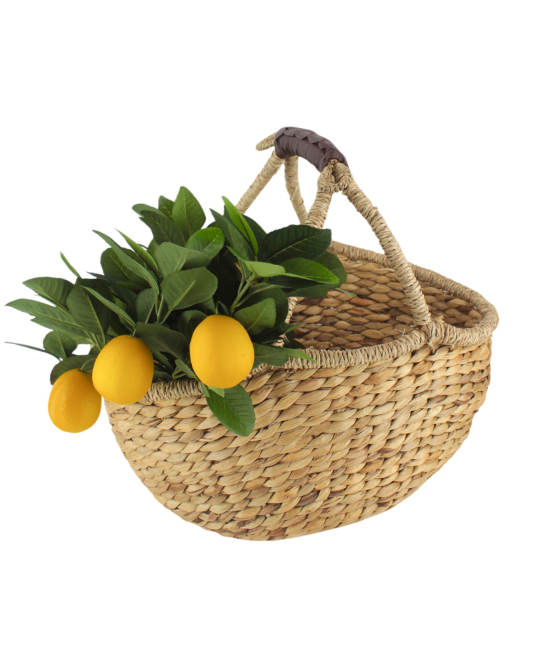 Panier en jacinthe d'eau