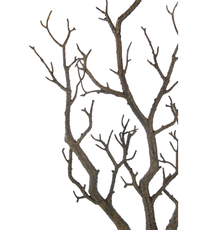 Petite branche nue artificielle