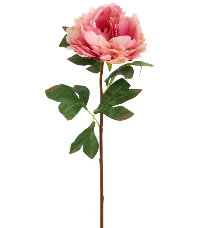 Fleur de pivoine artificielle rose