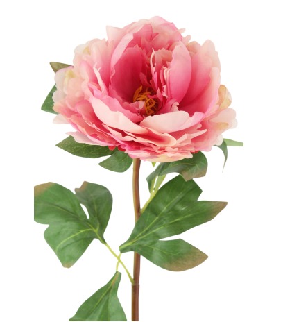 Fleur de pivoine artificielle rose