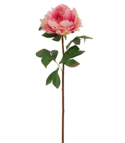 Fleur de pivoine artificielle rose