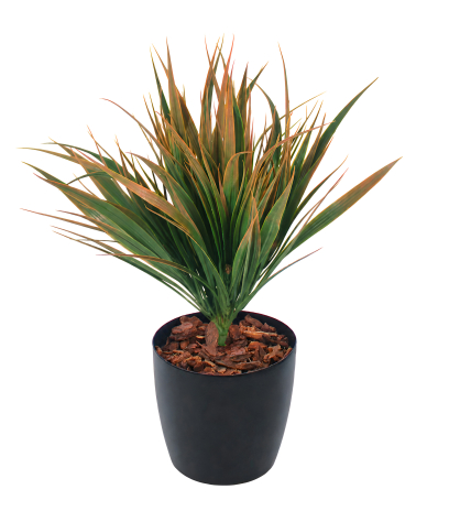 Herbe verte et brune artificielle