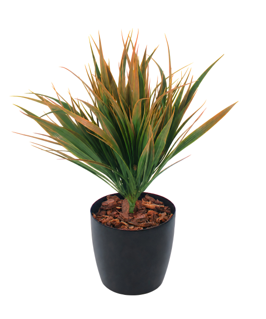 Herbe verte et brune artificielle