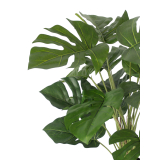 Petit philodendron vert artificiel