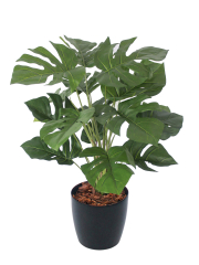 Petit philodendron vert artificiel