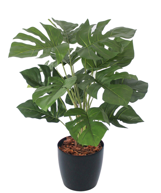 Petit philodendron vert artificiel