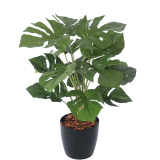 Petit philodendron vert artificiel