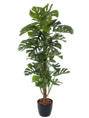 Grand philodendron artificiel vert