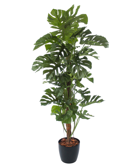 Grand philodendron artificiel vert