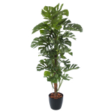 Grand philodendron artificiel vert