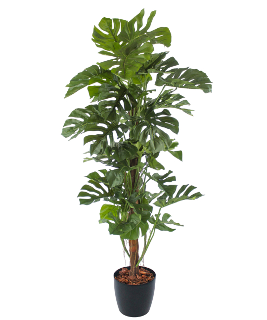 Grand philodendron artificiel vert