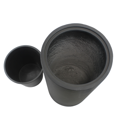 Pot haut cylindrique noir