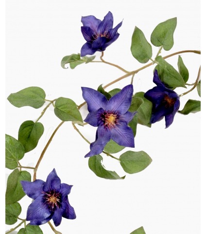 Guirlande de clématite artificielle
