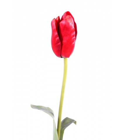 Tulipe artificielle rouge