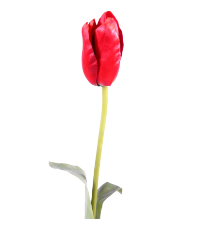 Tulipe artificielle rouge