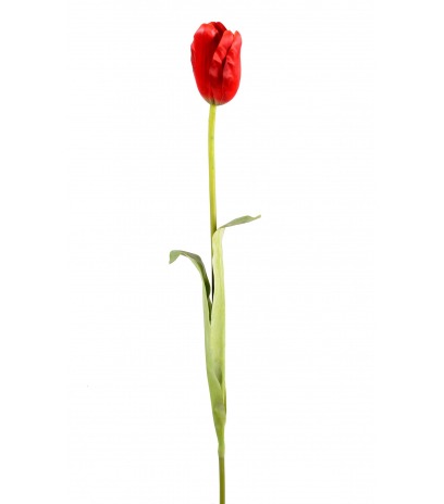 Tulipe artificielle rouge