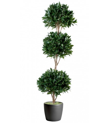 Laurier artificiel trois boules