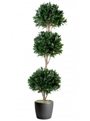 Laurier artificiel trois boules