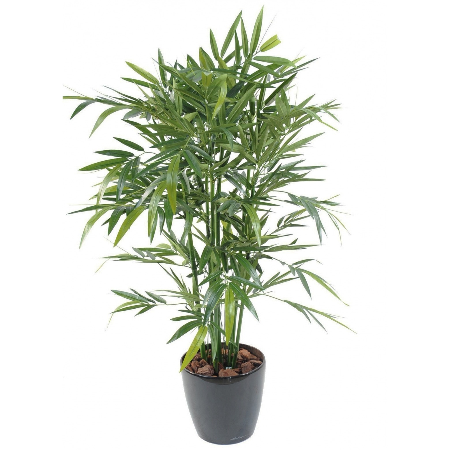 Bambou artificiel avec pot SUMI vert